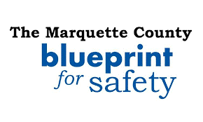 Marquette County, MI Blueprint for Safety logo